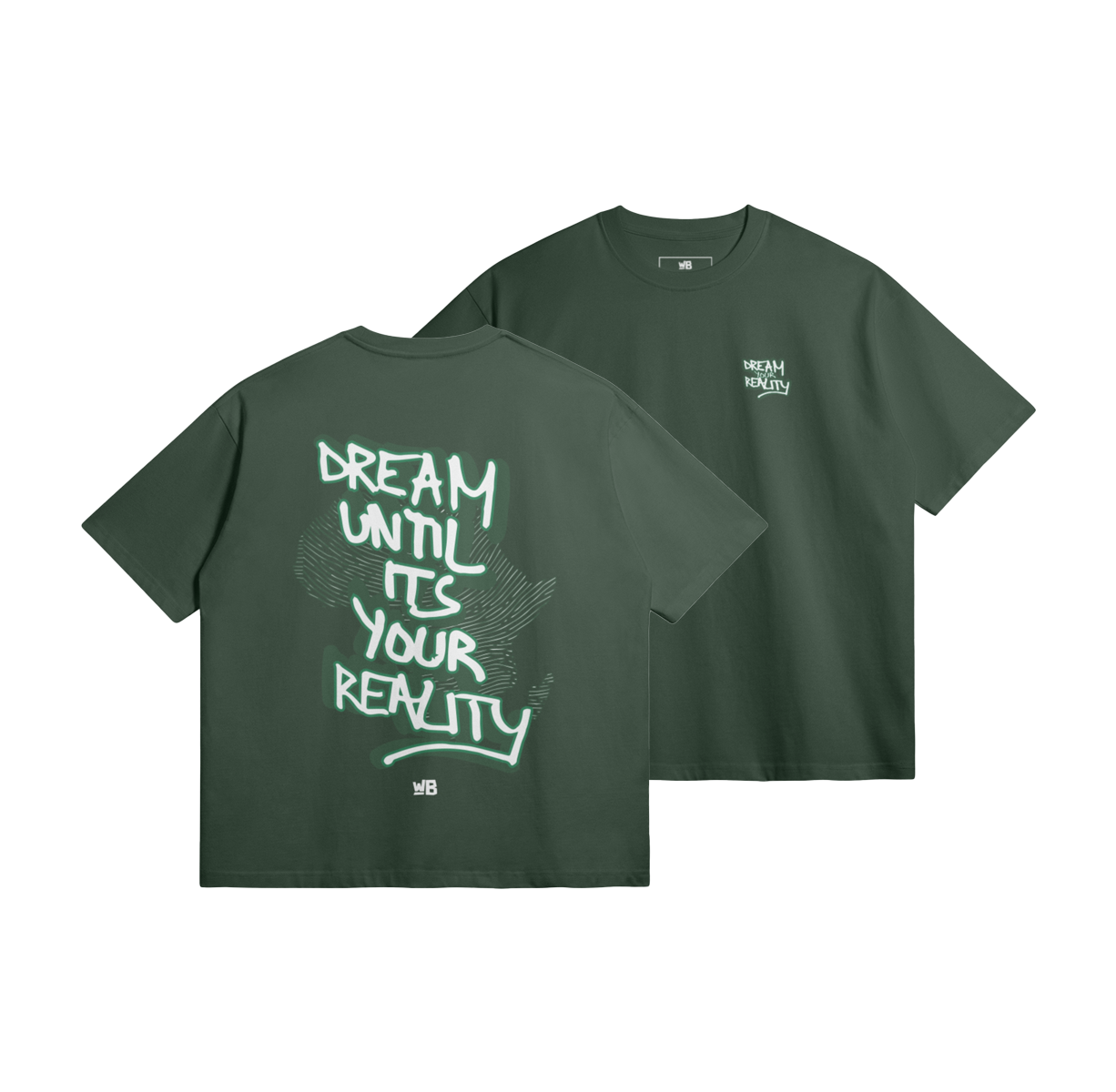 Blackness Dream Reality Tee - Green - WEAREBLACKNESS.COM