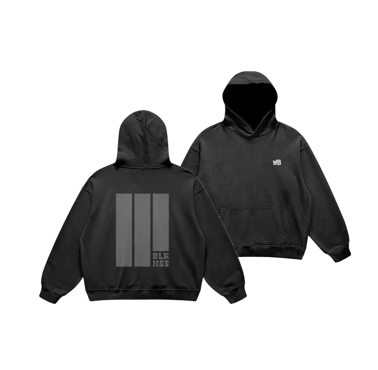 Blackness Retro Hoodie - Black - WEAREBLACKNESS.COM