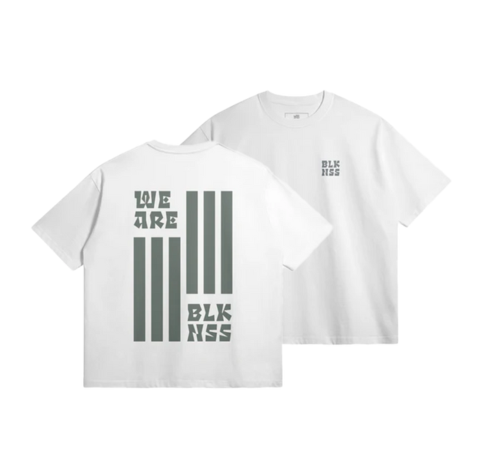 Blackness WABLKNSS Tee - White - WEAREBLACKNESS.COM