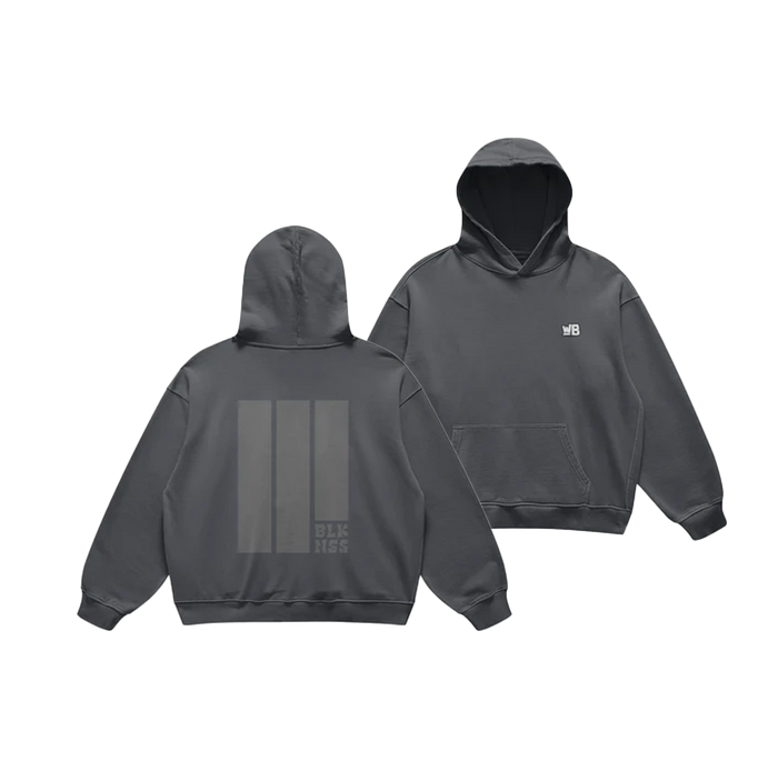 Blackness Retro Hoodie - Carbon - WEAREBLACKNESS.COM