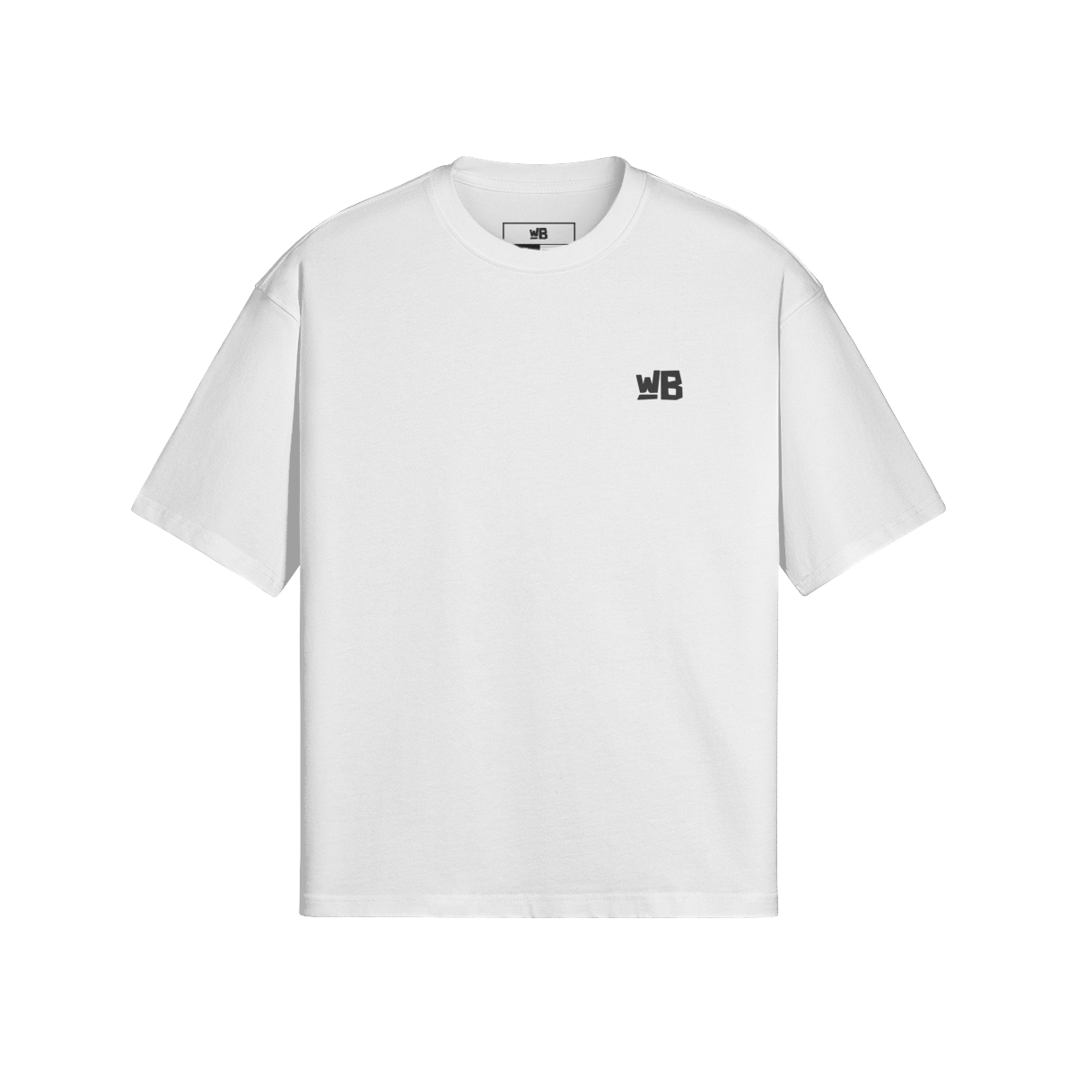 Tee-shirt with front print: WB.  - WEAREBLACKNESS.COM