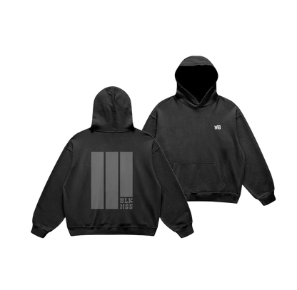 Blackness Retro Hoodie - Black