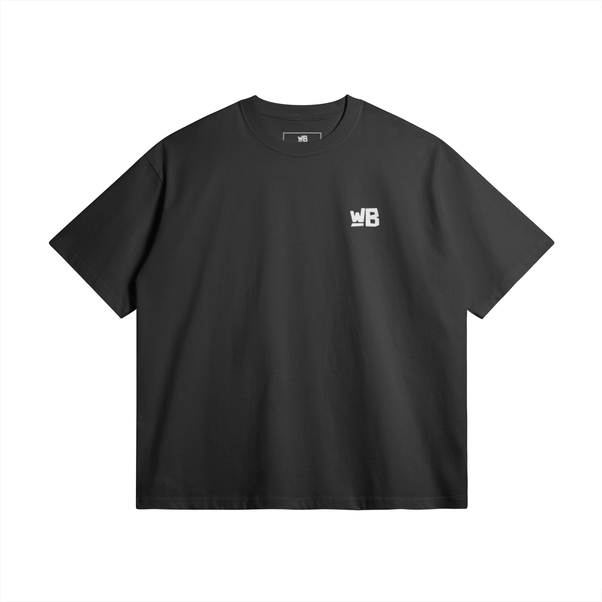 Blackness Libation Tee, black — flat lay, front with WB chest logo